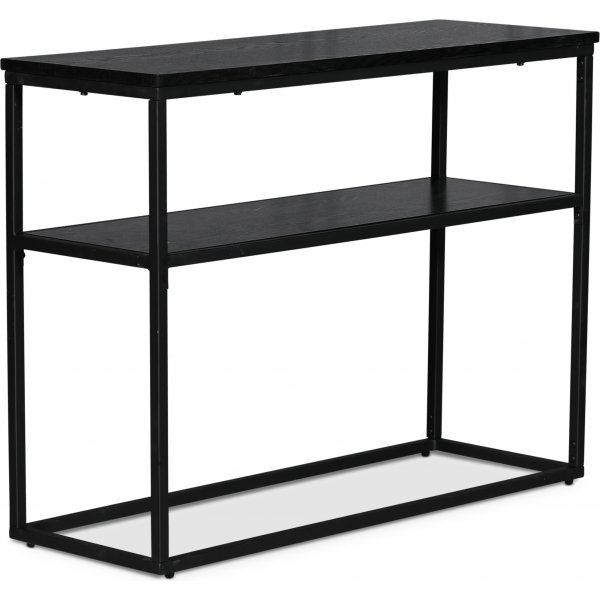 Solano Konsolentisch 100 x 35 cm - Esche schwarz gebeizt (Laminat)
