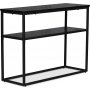 Solano Konsolentisch 100 x 35 cm - Esche schwarz gebeizt (Laminat)