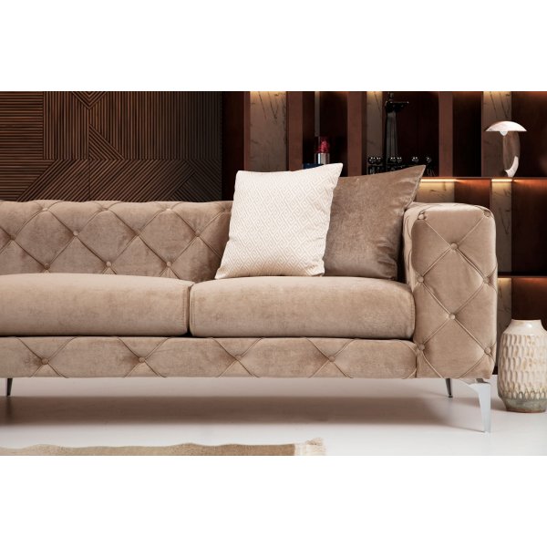 Como 4-Sitzer-Sofa - Braun Como 4-Sitzer-Sofa - Braun