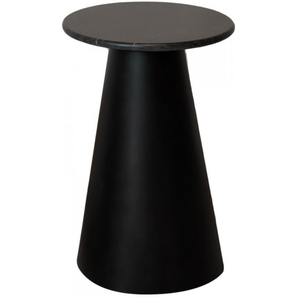 Lance Leuchttisch H58,5 cm - Marmor (Schwarz) / Blech