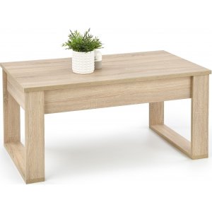 Nidelv Couchtisch 110 x 60 cm - Sonoma-Eiche + Mbelfe