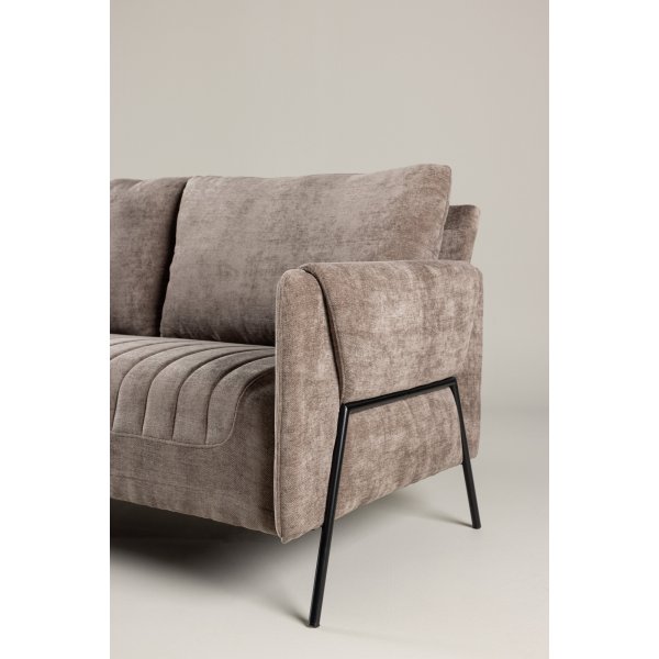 Indigofarbenes 2-Sitzer-Sofa - Beige Indigofarbenes 2-Sitzer-Sofa - Beige