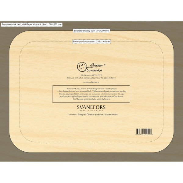 Brita Tablett 20 x 27 cm - Grn