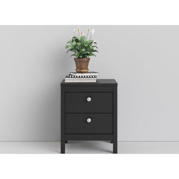 Nachttisch Madrid - Schwarz