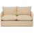 Saga 2-Sitzer-Schlafsofa - Creme