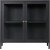 Dalby Schrank 80x35x80 cm - Schwarz