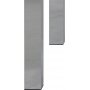 Edge Esstisch 140 cm - Chrom