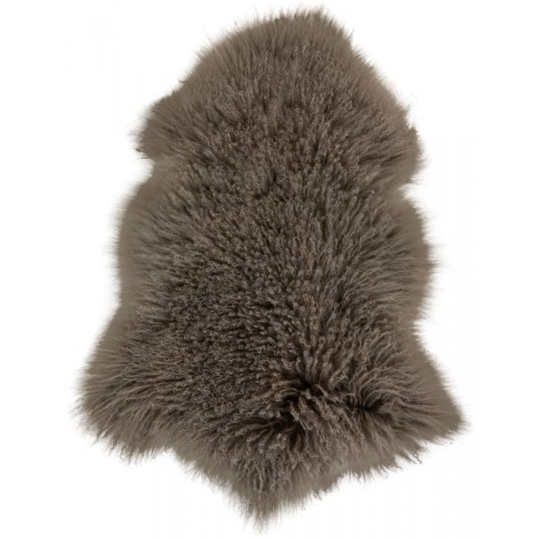 Mongolisches Lammfell - Braun - 50x90