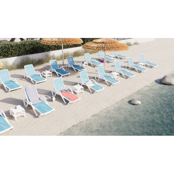 Joker Couchtisch 43 x 43 cm - Weiß Joker Couchtisch 43 x 43 cm - Weiß