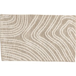 Vera-Matte 50 x 80 cm - Beige/Wei