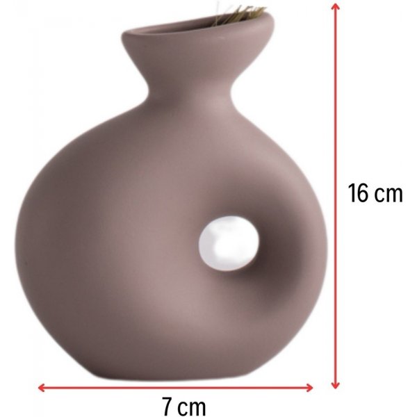 Delta-Vase - Nerz Delta-Vase - Nerz