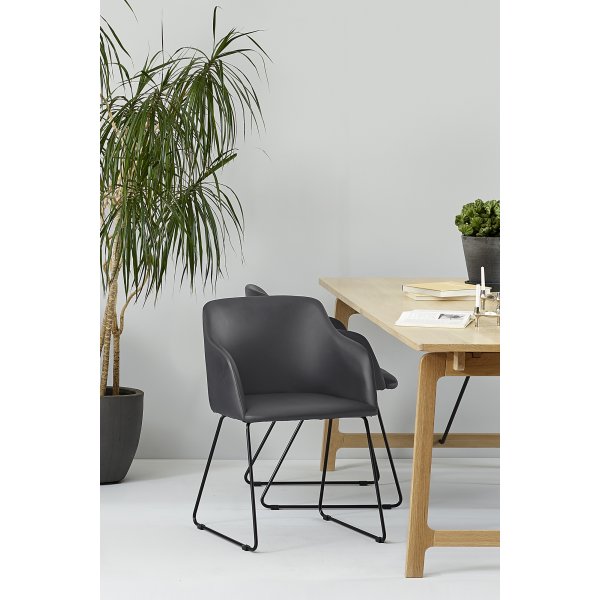 Casablanca Sessel - Schwarzes PU