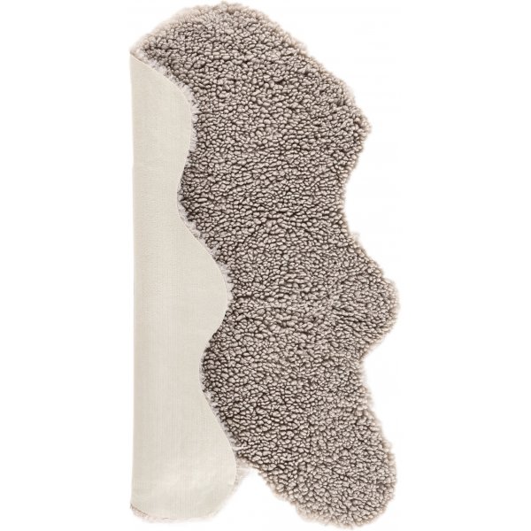 Plaid Katy 60x90 cm - Hellgraues Schaffellimitat Plaid Katy 60x90 cm - Hellgraues Schaffellimitat