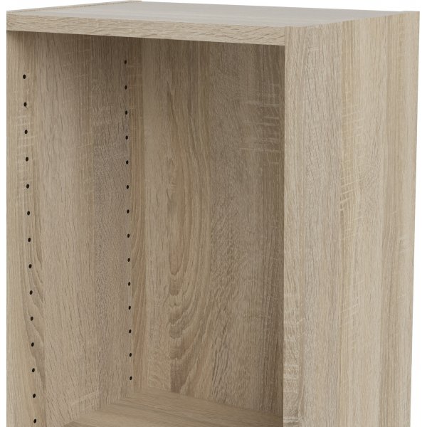 Einfaches hohes B�cherregal - Eiche