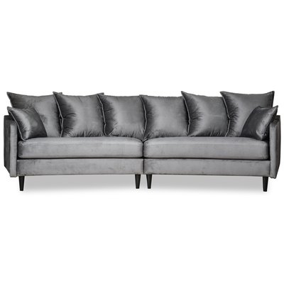 Geschwungenes Sofa Bgen 4-Sitzer - Frei whlbare Farbe