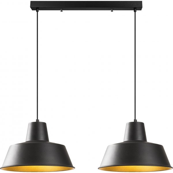 Samba Deckenleuchte 3738 - Schwarz/Gold