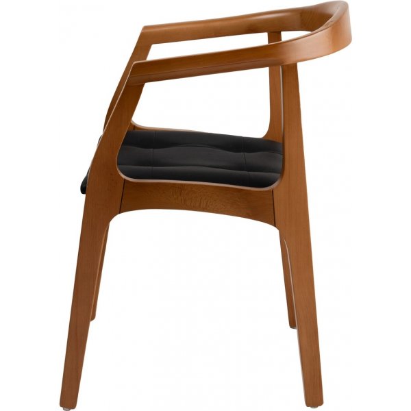 Mira Sessel - Eiche/Schwarz Mira Sessel - Eiche/Schwarz