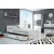 Bartek Juniorbett mit Aufbewahrungsbox 90 x 200 cm - Beliebige Farbe + Mbelpflegeset fr Textilien