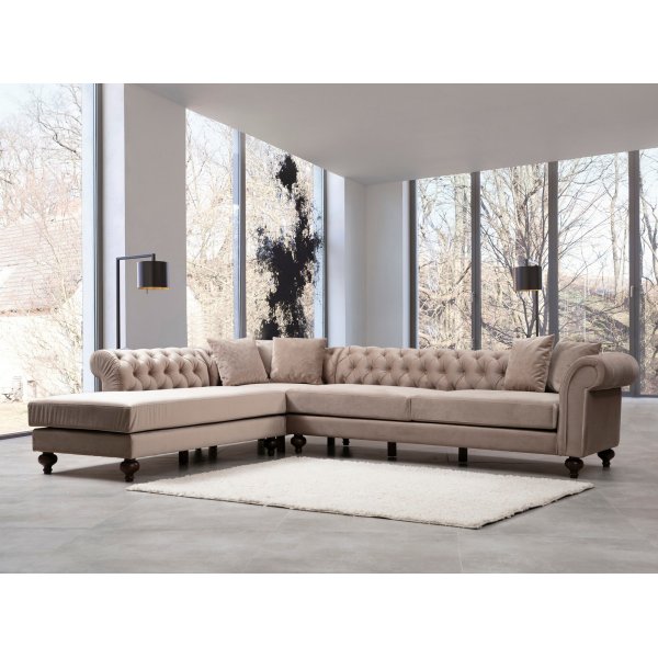 Bogart Ecksofa - Beige