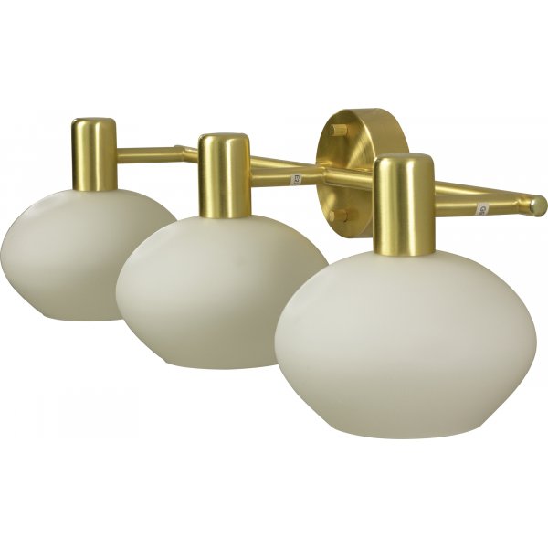 Elba Wandleuchte - Messing matt/Opalweiß Elba Wandleuchte - Messing matt/Opalweiß