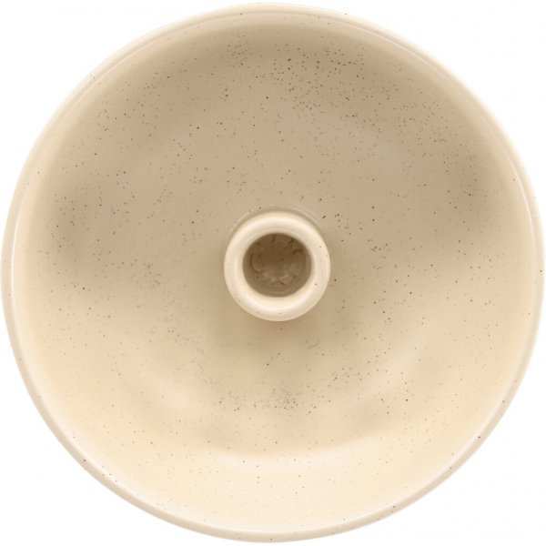 Posh Kerzenständer 18 x 6 cm - Beige/Schwarz Posh Kerzenständer 18 x 6 cm - Beige/Schwarz