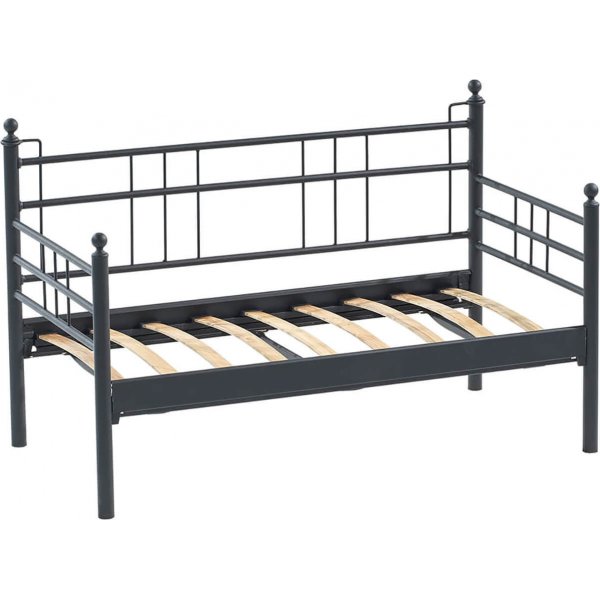 Manyas 2-Sitzer Outdoor-Sofa - Schwarz/Anthrazit + Fleckentferner für Möbel Manyas 2-Sitzer Outdoor-Sofa - Schwarz/Anthrazit + Fleckentferner für Möbel