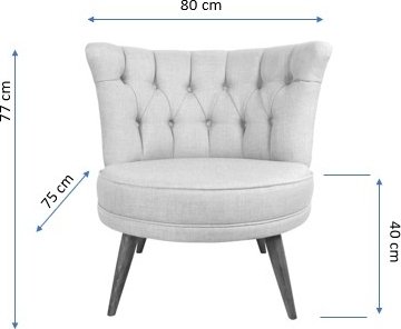 Richland-Sessel - Creme Richland-Sessel - Creme