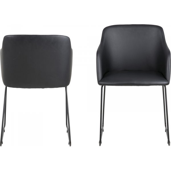 Casablanca Sessel - Schwarzes PU