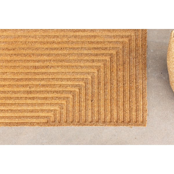 Jon Fußmatte 75 x 45 cm - Schwarz/Natur Jon Fußmatte 75 x 45 cm - Schwarz/Natur