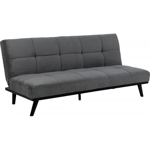 Enna 2,5-Sitzer Schlafsofa - Grau/Schwarz