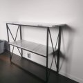 Kundenbild Platte aus weißem Marmor - 110x35x81,5 cm