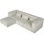 Modulares Sofa Nees aus Boucl - 3-Sitzer-Sofa Divan aus Boucl