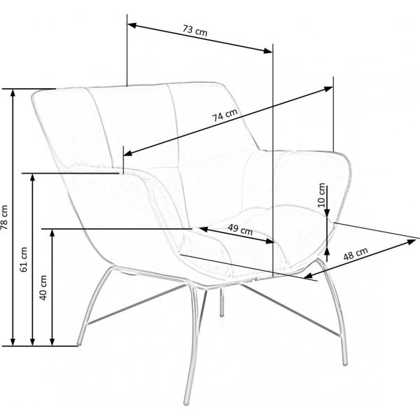 Hagman-Sessel - Gelb Hagman-Sessel - Gelb
