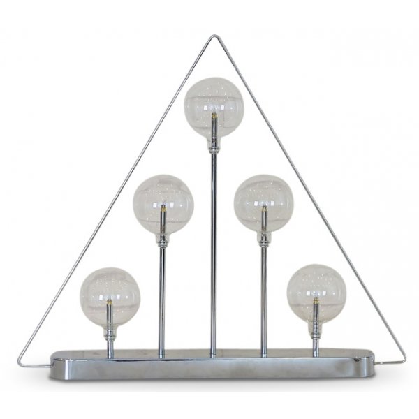 Globe Tischlampe H45 - Chrom