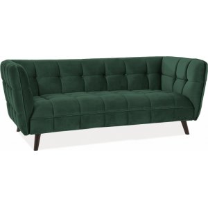 Renae 3-Sitzer-Sofa aus grnem Samt