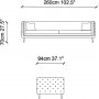 Sofa Olympus - 260 cm