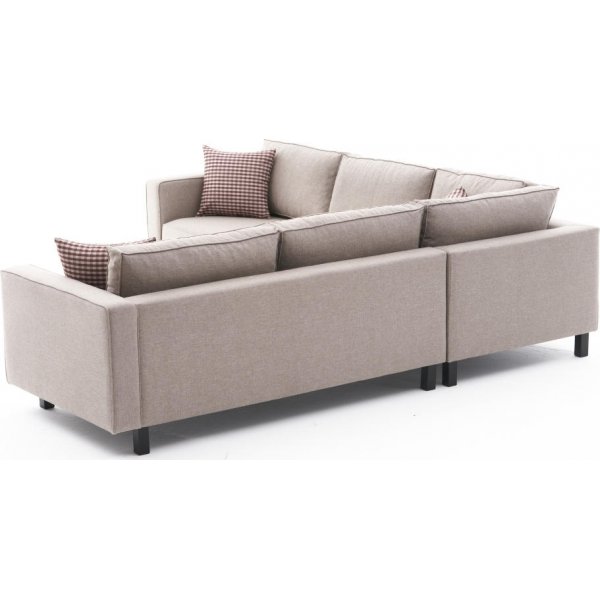 Kale Ecksofa - Cremeweißes Leinen Kale Ecksofa - Cremeweißes Leinen