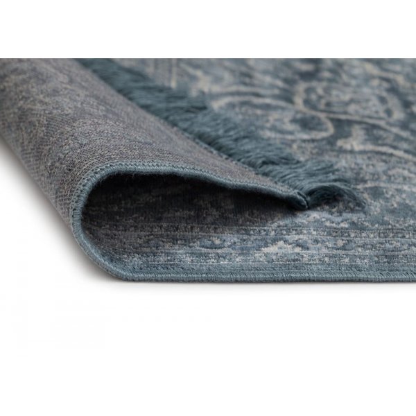 Viskoseteppich Casablanca Kashan - blau Viskoseteppich Casablanca Kashan - blau