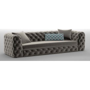 Zeus 3-Sitzer-Sofa - Grau