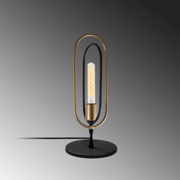 Ceres Tischlampe - Schwarz/Gold