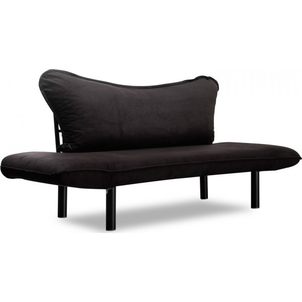 Chatto 2-Sitzer Schlafsofa - Schwarz