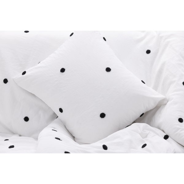 Loki Bettgarnitur 200 x 150 cm - Wei/Schwarz