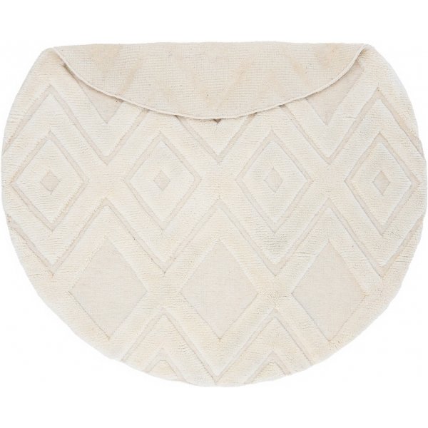 Wollteppich Dahlia - Weiß Wollteppich Dahlia - Weiß