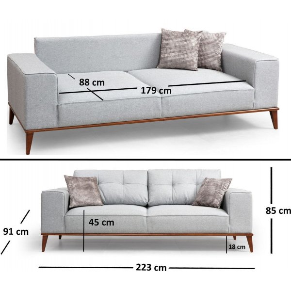 Sofa Montana - Grau Sofa Montana - Grau