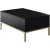 Lord Couchtisch 90 x 60 cm - Schwarz/Gold