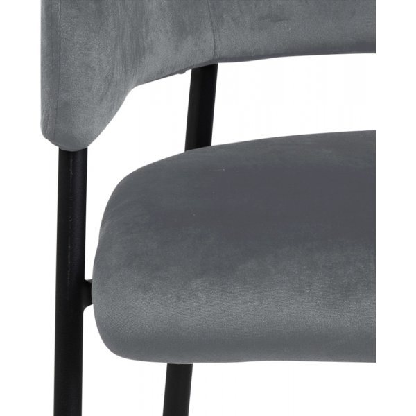 Lima Gestellstuhl - Grau