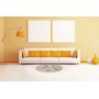 Runder Teppich - Beige
