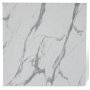 Sintorp Esstisch 120 cm - Weier Marmor (Exklusiver Marmor) + Fleckentferner fr Mbel