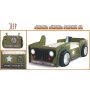 Jeep Army - Autobett - 90 x 190 cm