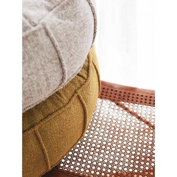 Vintage Pouf - Gelb Vintage Pouf - Gelb